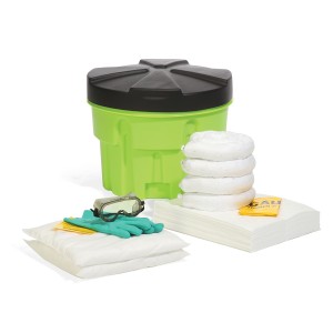 Featured image for “SpillTech - Oil-Only 20-Gallon Hi-Viz OverPack Drum Spill Kit”