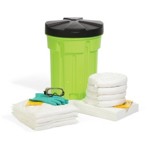 Featured image for “SpillTech - Oil-Only 30-Gallon Hi-Viz OverPack Drum Spill Kit”