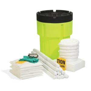 Featured image for “SpillTech - Oil-Only 65-Gallon Hi-Viz OverPack Drum Spill Kit”