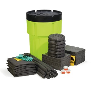 Featured image for “SpillTech - Universal 95-Gallon Hi-Viz OverPack Drum Spill Kit”