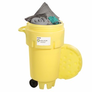 Featured image for “SpillTech - Universal 50-Gallon Wheeled OverPack Salvage Drum Spill Kit”