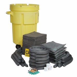 Featured image for “SpillTech - Universal 95-Gallon Wheeled OverPack Salvage Drum Spill Kit”